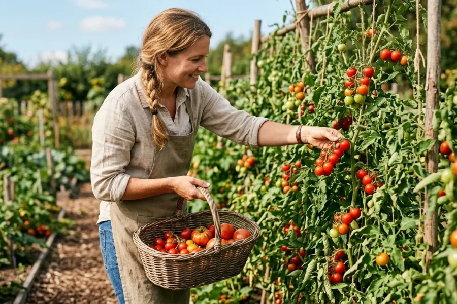 quando colher tomates