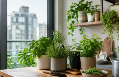 horta em apartamento