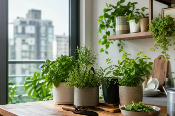 horta em apartamento